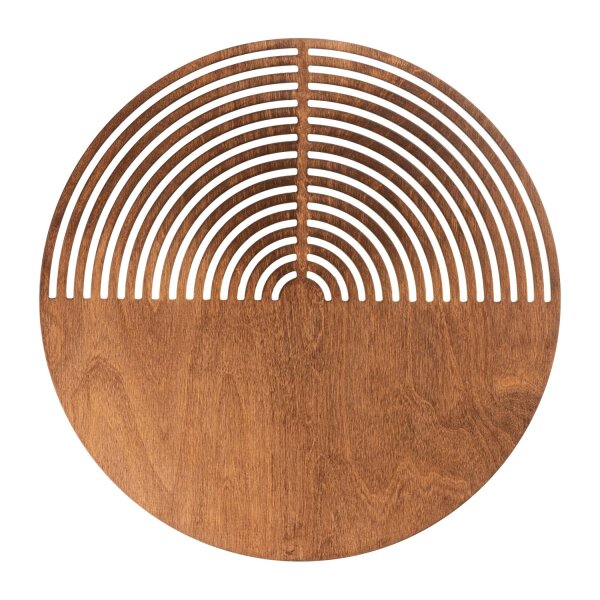 Wandleuchte Holz indirekt B:40 cm G9 Eiche 2-flammig