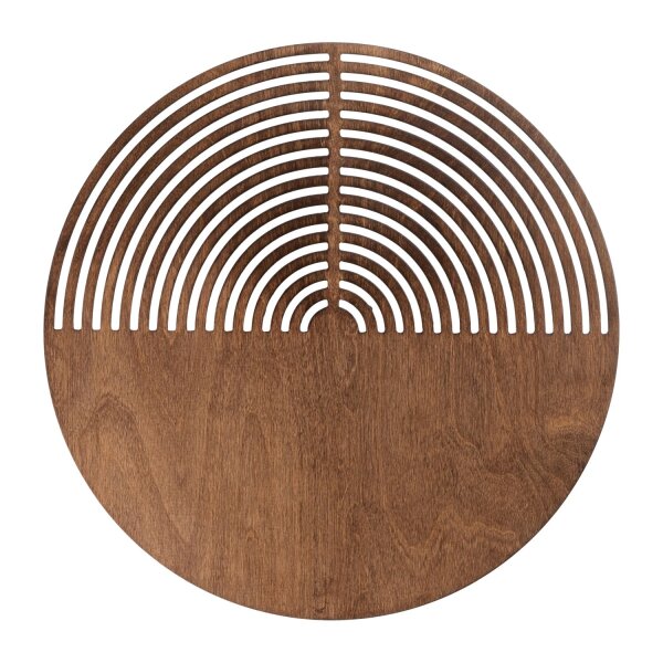 Wandleuchte Holz indirekt B:40 cm G9 Eiche 2-flammig