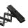 Wandlampe Metall E27 mit Auszug Schalter Schwarz