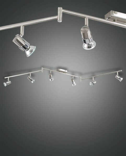 Deckenspot Chrom flexibel schwenkbar verstellbar GU10