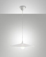 Pendelleuchte Weiß Metall E27 Ø50 cm Modern...