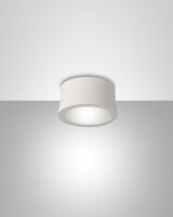 LED Deckenleuchte Aluminium 3000K 630 lm Weiß B:8 cm