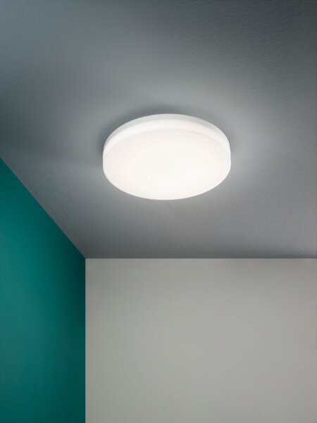 LED Deckenleuchte IP65 3000K Sensor Weiß B:28 cm