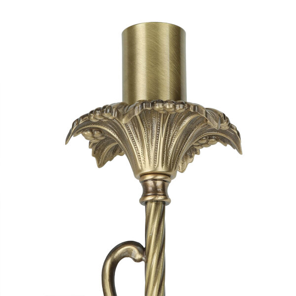 Applique murale Premium en laiton véritable bronze Classique