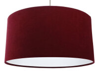 Suspension Bordeaux Blanc Tissu &Oslash;50cm Table de...