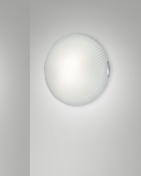 Deckenleuchte Metall Glas E27 Weiß B:30 cm dekorativ