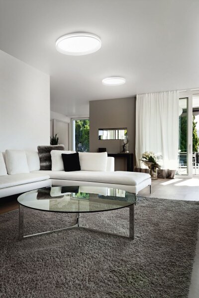 LED Deckenleuchte Weiß 2700/3200/4000K blendarm Ø55 cm