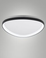 LED Deckenleuchte Schwarz 2700/3000/4000K L:80 cm