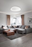 LED Deckenleuchte Weiß Metall 2700/3000/4000K B:80 cm