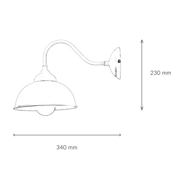 Wandlampe Maritim Shabby Chic
