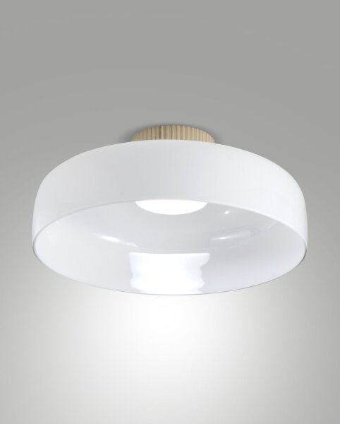 LED Deckenleuchte Glas 2700/3000/4000K Gold B:42 cm