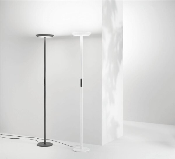 LED Stehleuchte Weiß Metall 2700/3200/4000K 178,5 cm