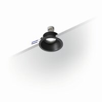 Einbauleuchte Schwarz Metall GU10 B:9,3 cm rund