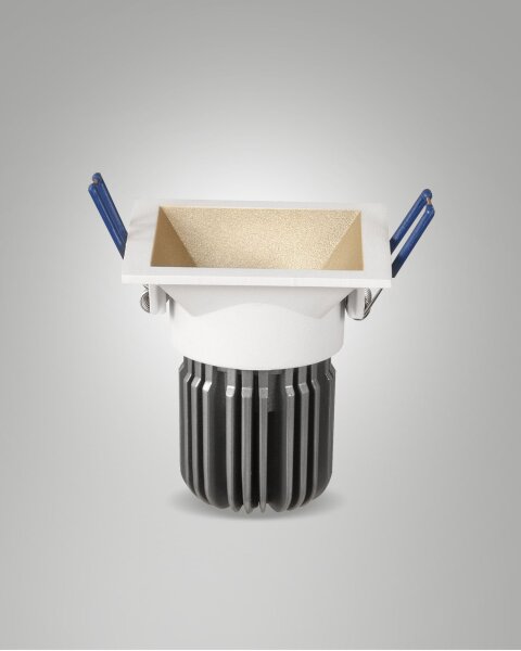LED Einbauleuchte Aluminium IP40 3000K Gold B:8,2 cm