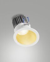 LED Einbauleuchte Gold IP40 3000K Aluminium B:8,2 cm