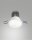 LED Einbauleuchte Aluminium IP40 4000K Wei&szlig; H:8,9 cm