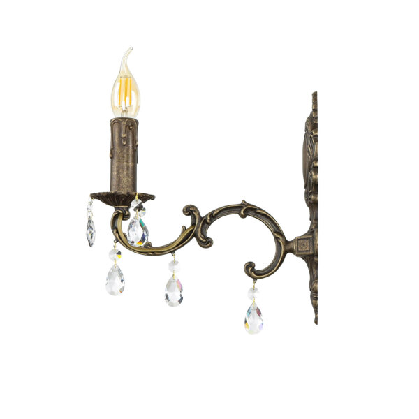 Jugendstil Wandleuchter E14 Venezia