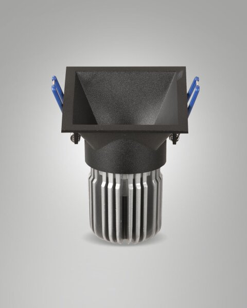 LED Einbauleuchte Aluminium IP40 4000K Schwarz B:8,2 cm