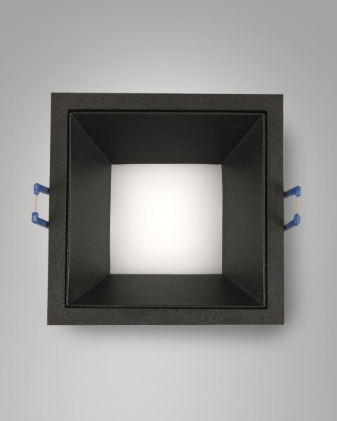 LED Einbauleuchte Aluminium IP40 3000K Schwarz blendarm