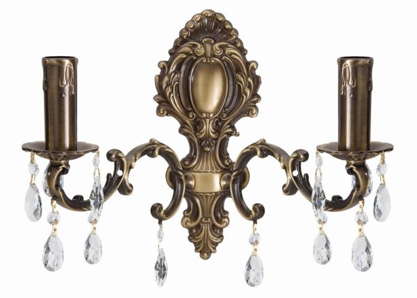 Wandleuchte Venezia Bronze Antik