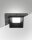 LED Einbauleuchte Aluminium IP40 3000K Schwarz B:15 cm