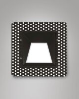 LED Einbauleuchte Aluminium IP40 3000K Schwarz H:15 cm