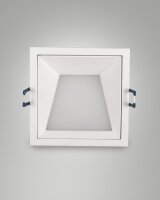 LED Einbauleuchte Aluminium IP40 2700K Weiß T:5,8 cm