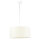 Hängeleuchte Retro Creme Gold Stoff rund Esszimmer