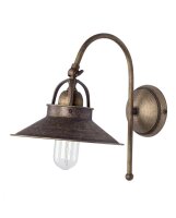 Applique murale en bronze antique en laiton v&eacute;ritable