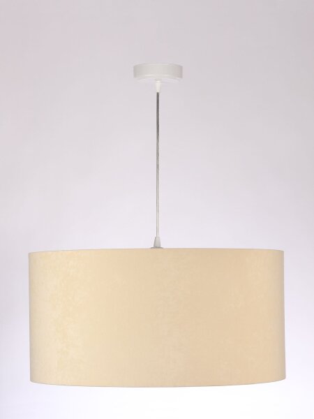 Lampe à suspendre Lampe de table à manger Crème Blanc Tissu