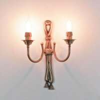 Applique murale chandelier 2flmg bronze en laiton...