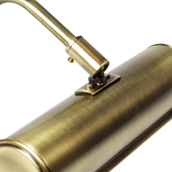 Lampe à tableau laiton bronzé 20cm réglable