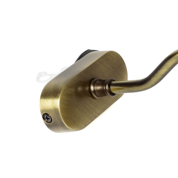 Lampe à tableau laiton bronzé 20cm réglable