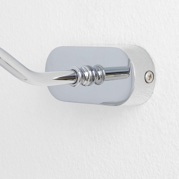 Bilderleuchte Chrom 30cm Echt-Messing