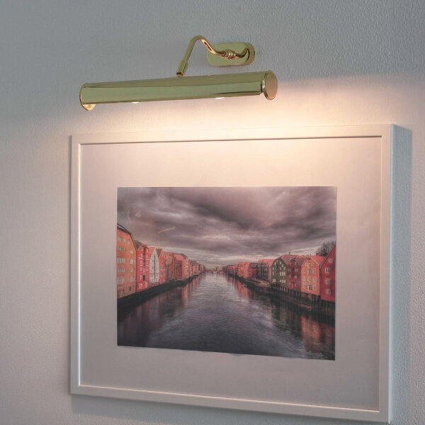 Bilderleuchte Echt-Messing Vergoldet 24K 40cm