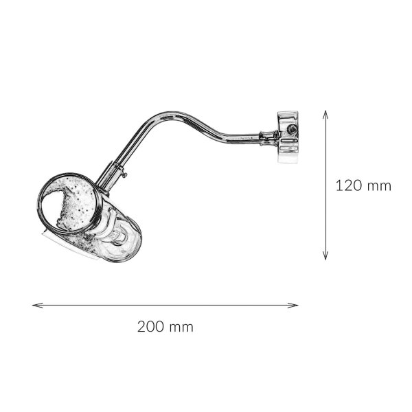 Bilderleuchte Echt-Messing Vergoldet 24K 40cm