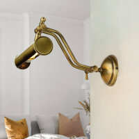 Lampe à tableau bronze clair en laiton...