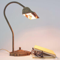 Lampe de table Bronze Clair en laiton véritable...