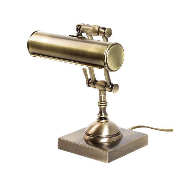 Noble lampe de table en laiton véritable Premium