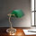 Lampe de banquier laiton massif verre bureau MINISTERO