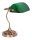 Lampe d&eacute;tabli laiton massif verre bureau MINISTERO