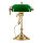 Tischlampe Gold 24K Echt-Messing Jugendstil