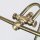 Banker Tischlampe aus Echt-Messing in Bronze