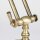 Banker Tischlampe aus Echt-Messing in Bronze