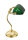 Tischlampe aus Messing Poliert Glasschirm Art D&eacute;co