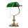 Banker Tischlampe Gold 24K aus Echt-Messing