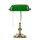 Banker Tischlampe Gold 24K aus Echt-Messing
