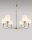 Plafonnier Premium TALIS laiton verre ajustable