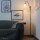 Lampadaire floral blanc