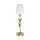 Lampe de table Verre Laiton véritable Travail manuel Classique